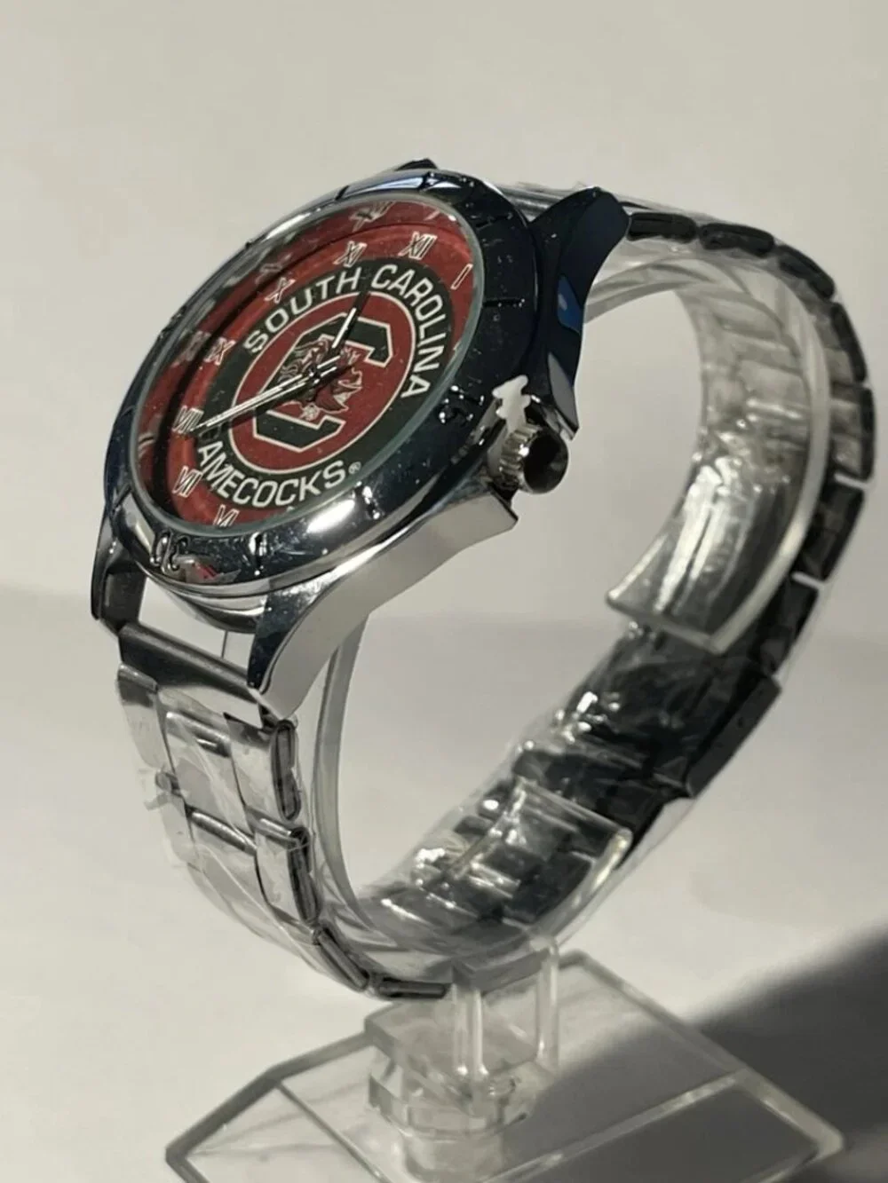 South Carolina Gamecocks NCAA Stainless-Steel Watch NEW